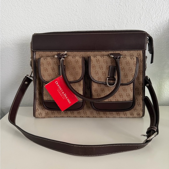 Dooney & Bourke Handbags - Dooney & Bourke Brown and Tan Tote Bag